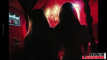 Blonde Sluts Blake & Angel Take Double Cream Pie In Four-Way Orgy
