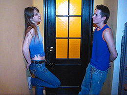 Teens amuse each other